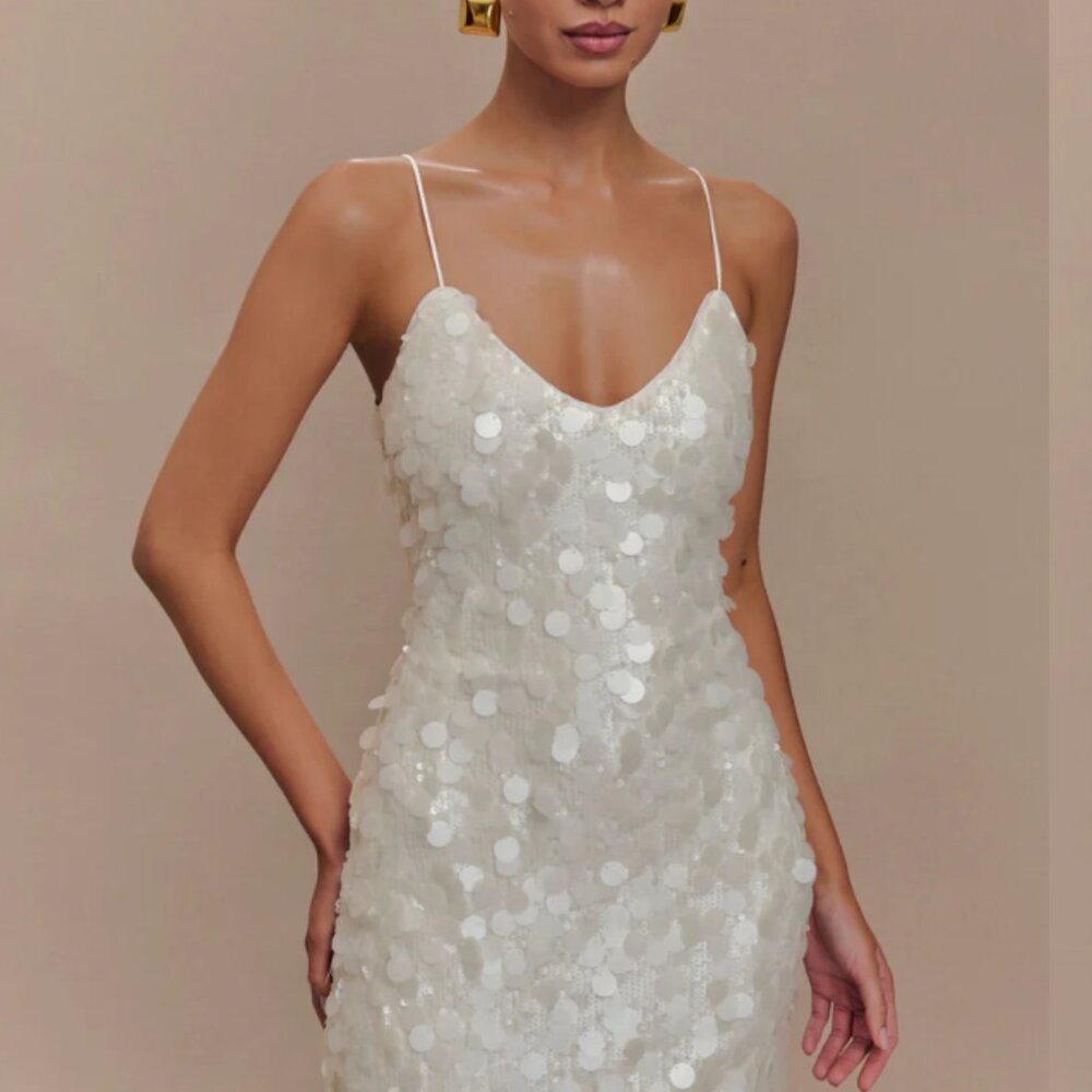 MESHKI Romilly Sequin Dress NWT